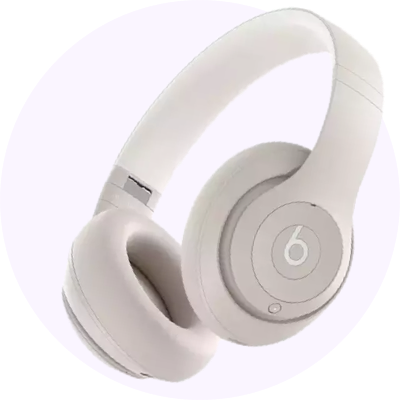 Rose Gold over ear headphones