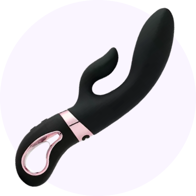 SO DIVINE Black Magic Rabbit Vibrator