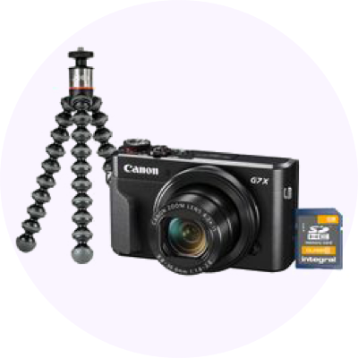 Mirrorless vlogging cameras
