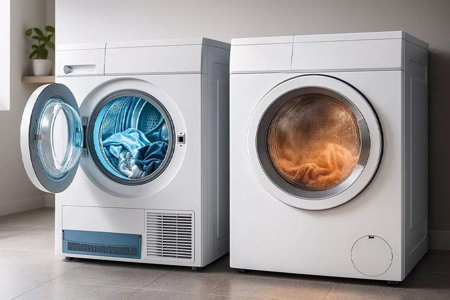 A washing machine and tumble dryer