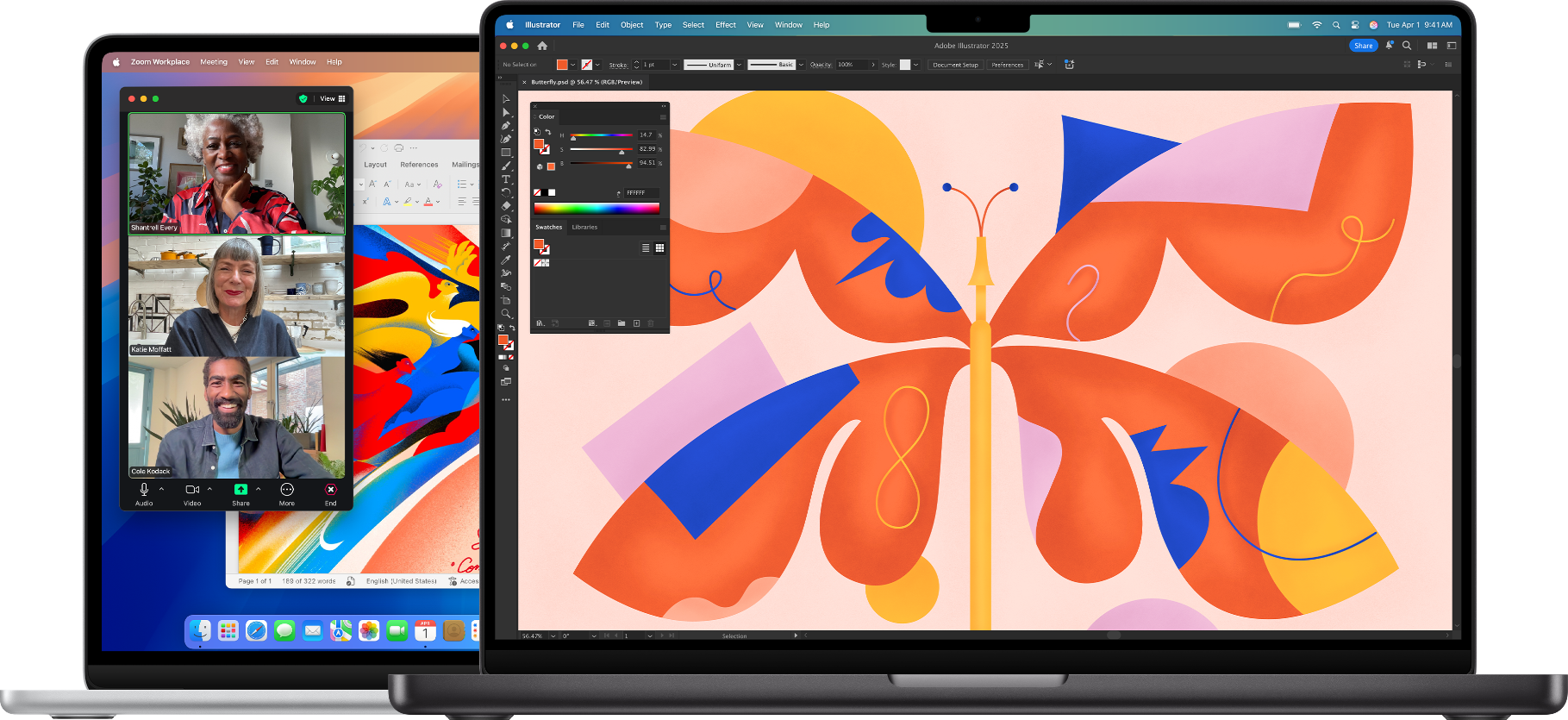 two MacBooks