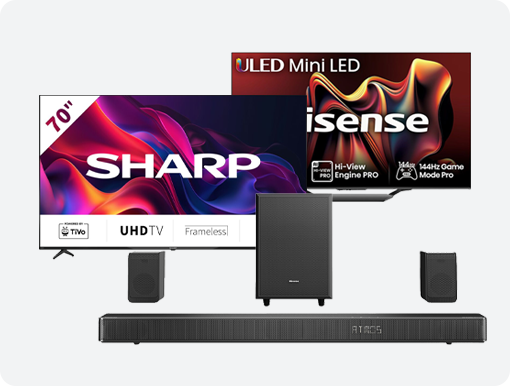 TVs and soundbars