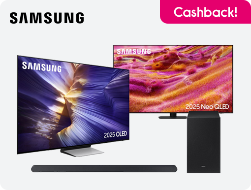 Cashback on Samsung TVs