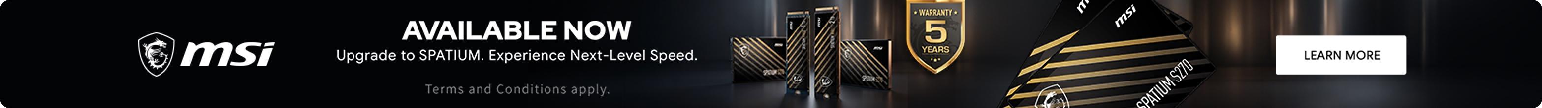 MSI Available now