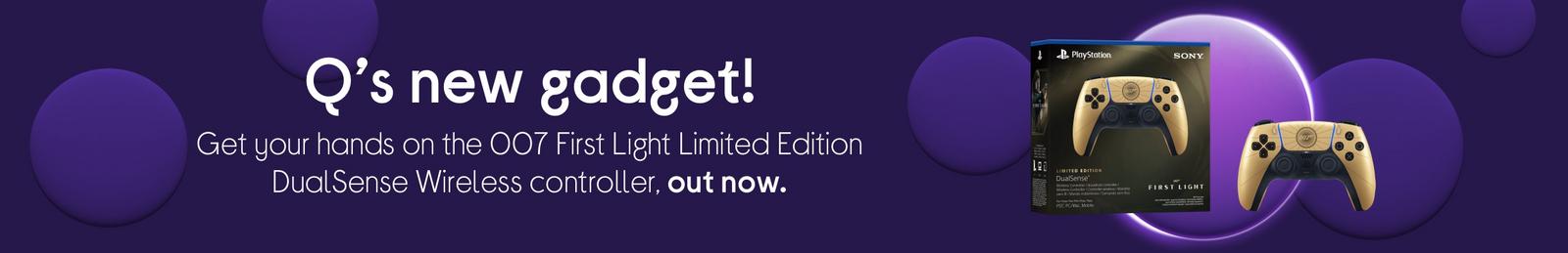 Get your hands on the 007 First Light Limited Edition DualSense Wireless controller, out now.