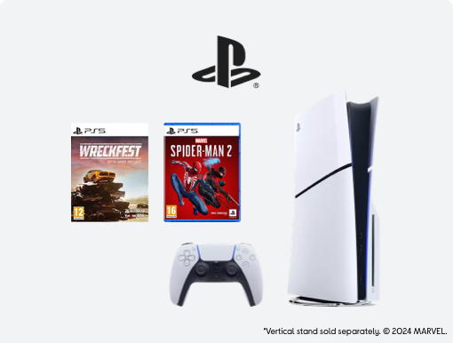 PlayStation 5 with 2 amazing games