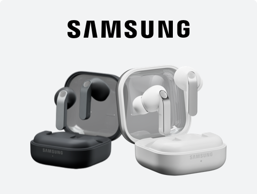 Imagery of Samsung Galaxy Buds4 or Buds4 Pro with logo