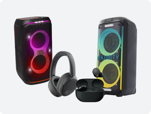 Headphones and speakers