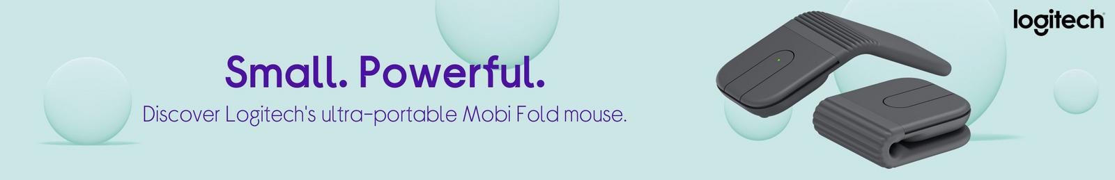 Image of Logitech mouse with logo