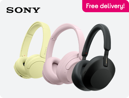 Free delivery on selected Sony headphones