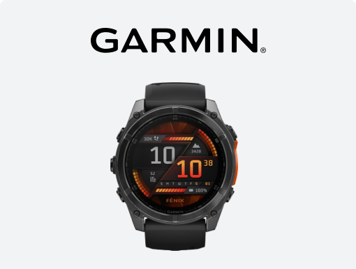 Imagery of Garmin fēnix® 8 with Logo.