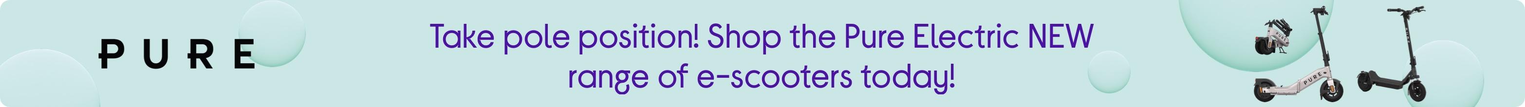 Shop the Pure Electric range of e-scooters today.