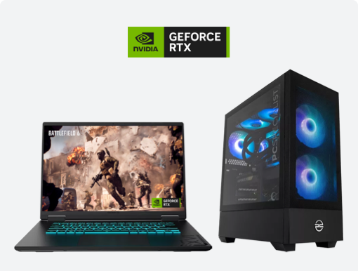 Imagery of NVIDIA GeForce RTX 50 Series.