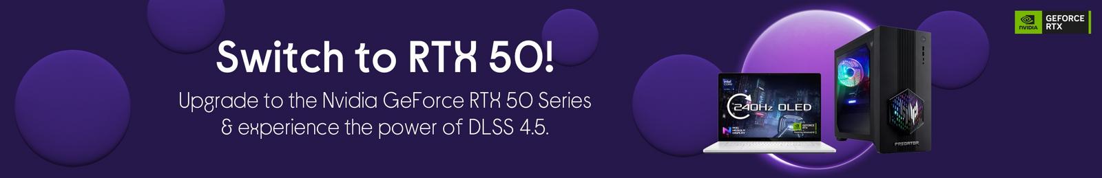 Nvidia GeForce RTX 50 Series & experience the power of DLSS 4.5!