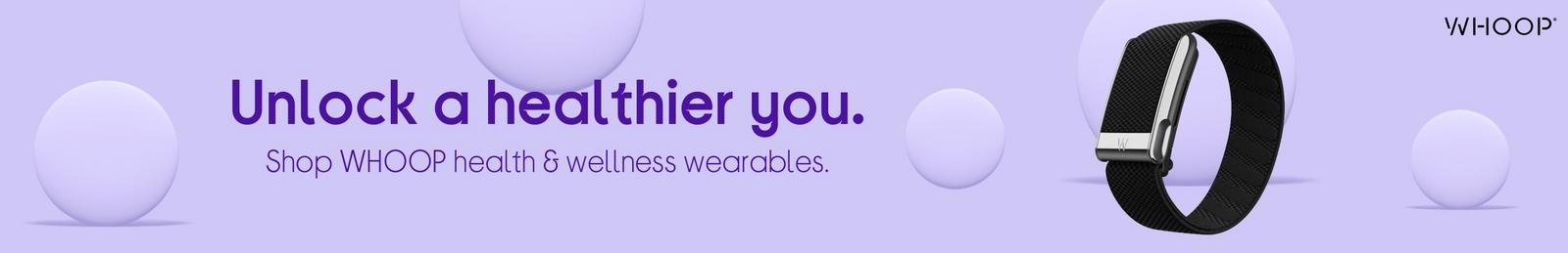 Image of WHOOP health & wellness wearables with Logo