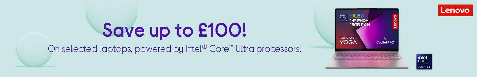 Save £200 on the Lenovo Yoga Slim 7! Powered by an Intel® Core™ Ultra 7