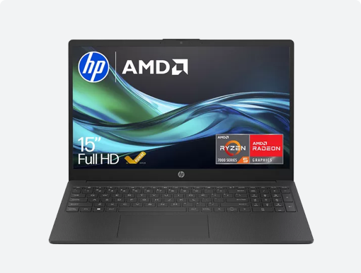 Imagery of HP laptop. 