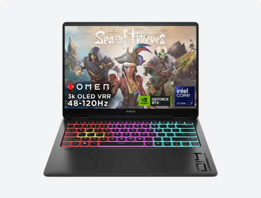 Imagery of gaming laptop.
