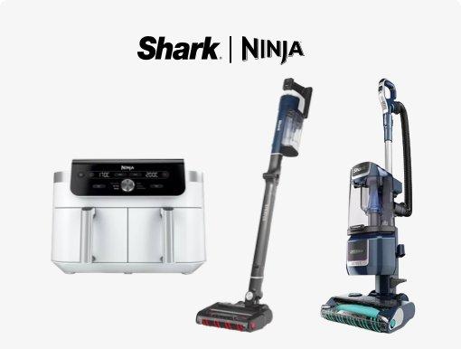 NINJA DualZone XL Air Fryer, SHARK Anti Hair Wrap Plus with Pet Cordless Vacuum Cleaner with Logo