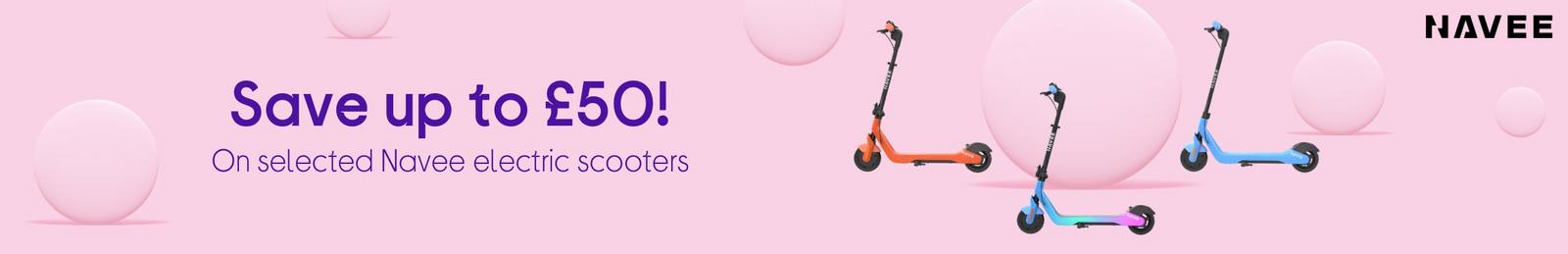 Image of NEW range of e-scooters with Logo