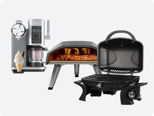 Ice cream maker, pizza oven and barbeuce
