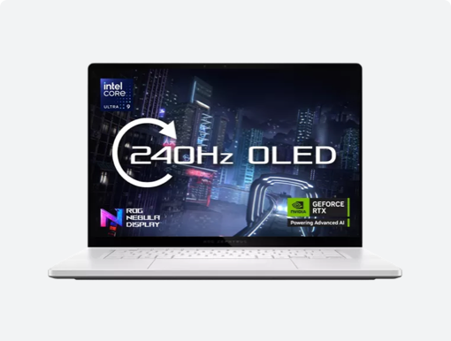 Imagery of gaming laptop.