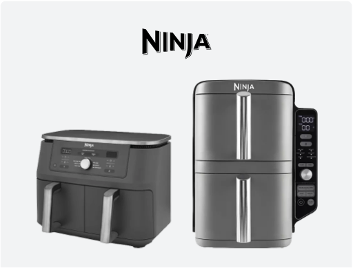 NINJA Double Stack XL Air Fryers with Logo.