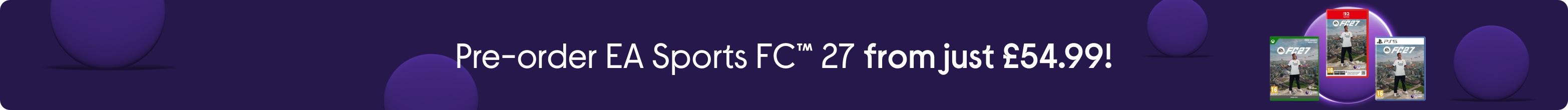 Pre-order EA Sports FC™ 27 from just £54.99 and get Currys exclusive FC United content!