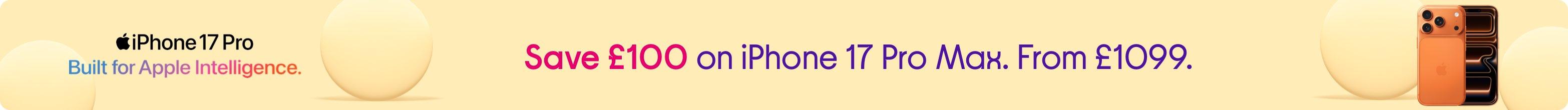 Tech now, pay later. Buy the iPhone 17 Pro and pay as much or as little as you like for up to 9 months. From £1099. T&Cs apply.