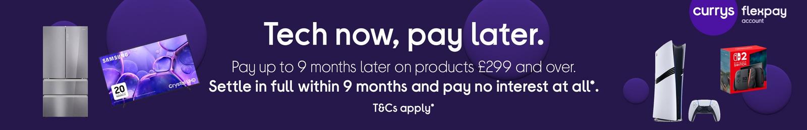 Tech now, pay later.