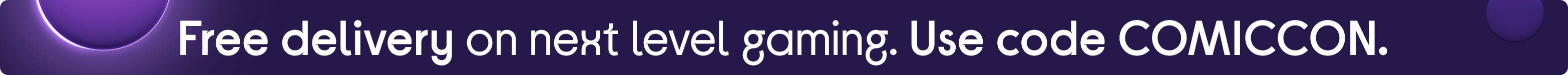 Free delivery on all gaming products