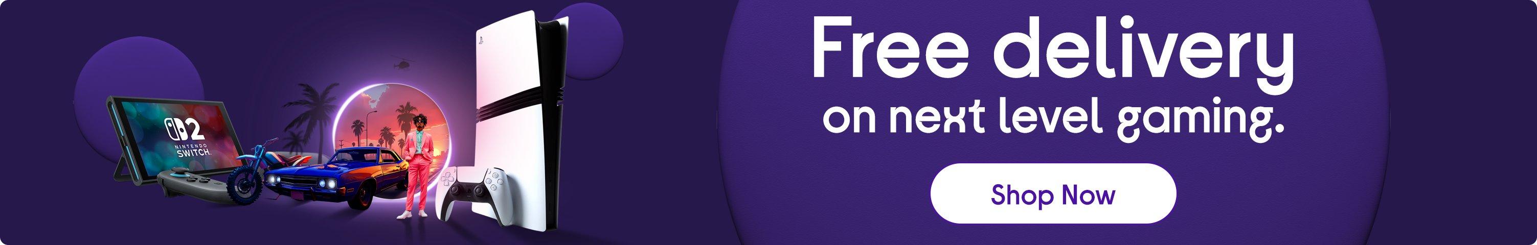 Free delivery on gaming products