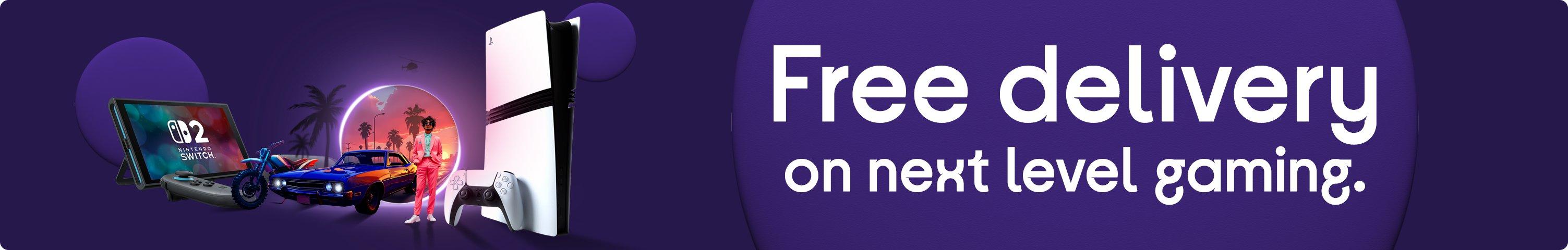 Free delivery on gaming products