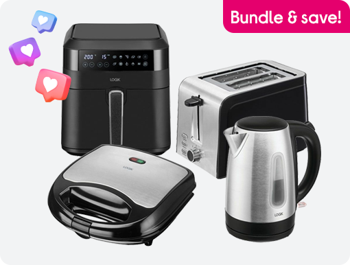 Toaster, air fryer, kettle and sandwich toaster