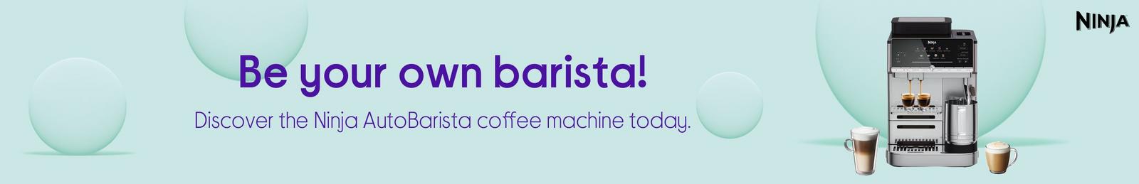 Be your own barista! Discover the Ninja AutoBarista coffee machine today.