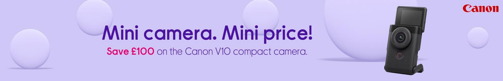 Canon V10 compact camera.