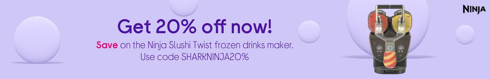 Summer’s cool new twist! Discover the Ninja Sushi Twist frozen drinks maker today.