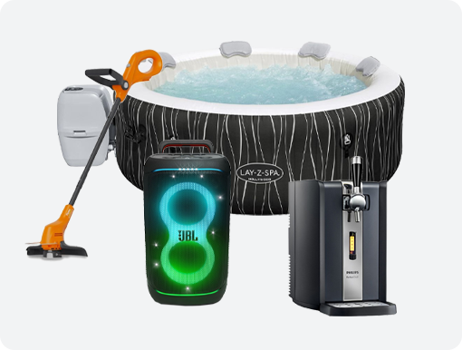 Swimming pool, strimmer, speaker and beer dispenser - summer tech at Currys