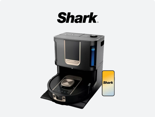 SHARK ThermaCharged PowerDetect Robot Vacuum Cleaner with Logo