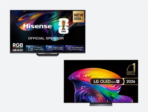 Shop 75”+ TVs now. Get free delivery.