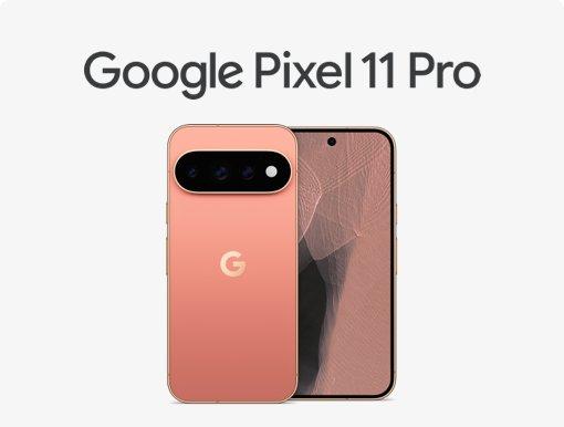 Image of Google Pixel 11 Pro with Pixel 11 Pro logo