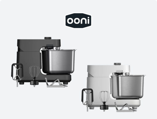 Better baking starts here! Shop the Ooni Halo Spiral Mixer range.