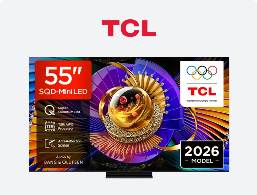 TCL TVs and claim £100 cashback! Plus a chance to win your money back.T&Cs apply