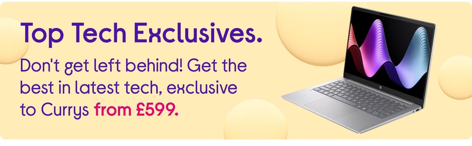 Image of laptop, exclusive deals.