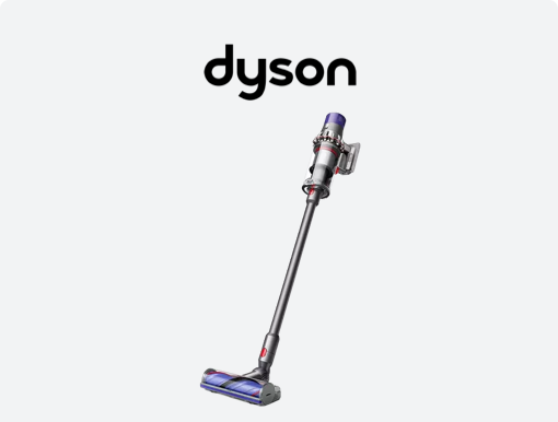 DYSON Cyclone V10 Total Clean Cordless Vacuum Cleaner with logo.