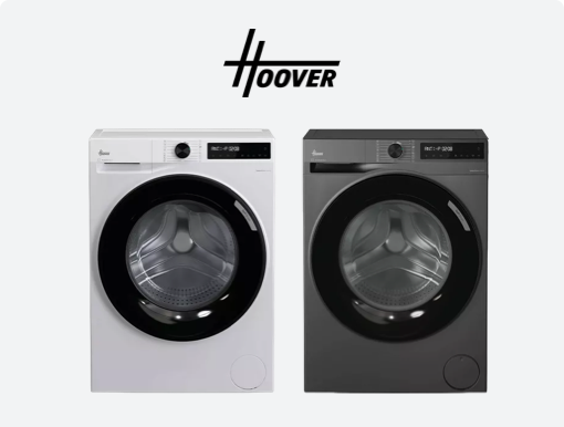 HOOVER Pro Wash Series WiFi-enabled 11 kg 1400 Spin Washing Machine with logo.