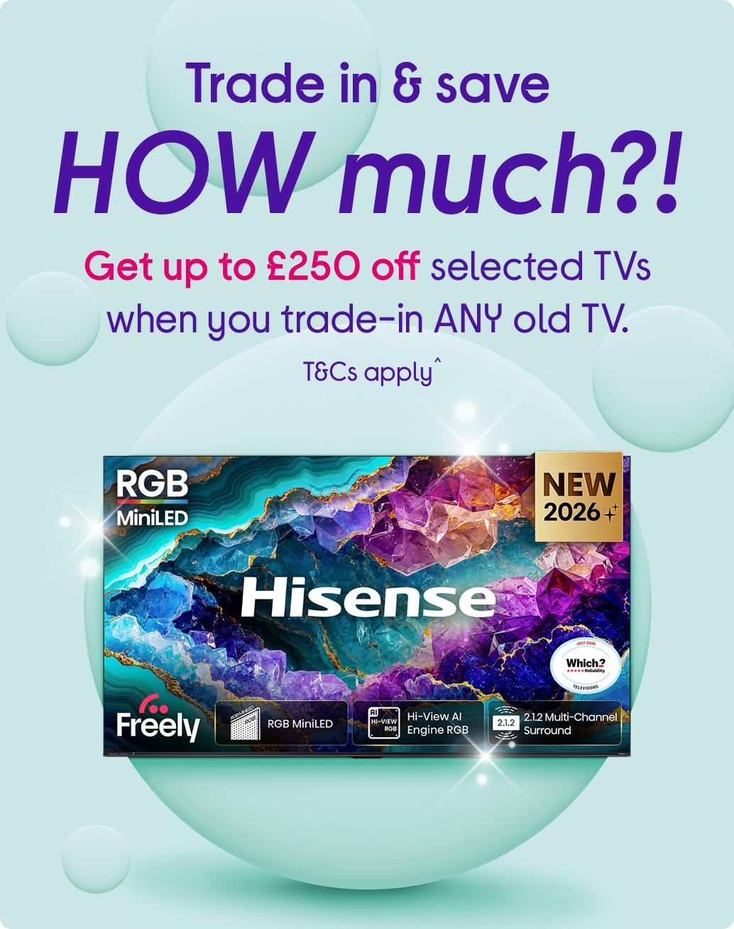 Image of Hisense Television.