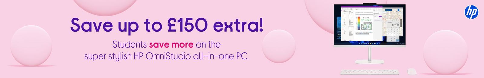 Students save up to £150 extra on the HP OmniStudio.