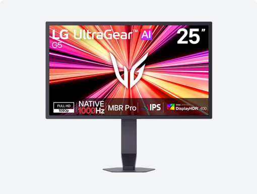 Imagery of 1000Hz LG gaming monitor