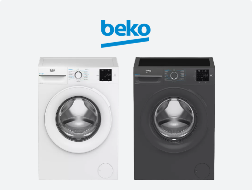 BEKO EnergySpin 10kg 1400 Spin Washing Machines  with logo.